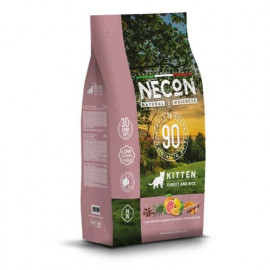 NECON Natural Wellness Kitten Turkey and Rice - sausā barība..