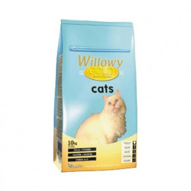 Sausā barība pieaugušiem kaķiem Willowy GOLD PREMIUM ar vist..