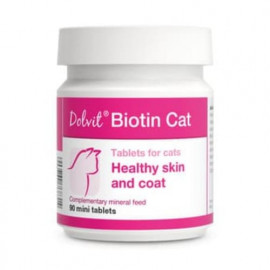 Minerālu papildbarība kaķiem Dolfos Dolvit Biotyna Cat vesel..