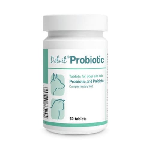 DOLVIT Probiotic Dog Cat - Probiotiki suņiem un kaķiem 60 tab