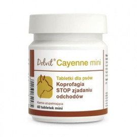 Papildbarība suņiem Dolvit Cayenne tabletes pret fekāliju ēš..