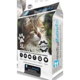 Cementējošās smiltis kaķu tualetei BENTYSANDY activated carb..