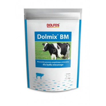 Papildu minerālbarība liellopiem ar vidējo izslaukumu Dolmix BM 2 kg