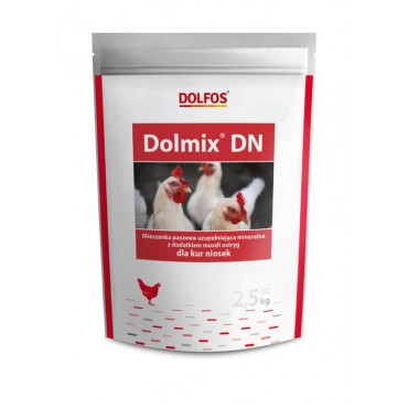 Papildu minerālbarība brīvās turēšanas dējējvistām Dolmix DN 2,5 kg