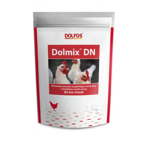 Papildu minerālbarība brīvās turēšanas dējējvistām Dolmix DN 2,5 kg
