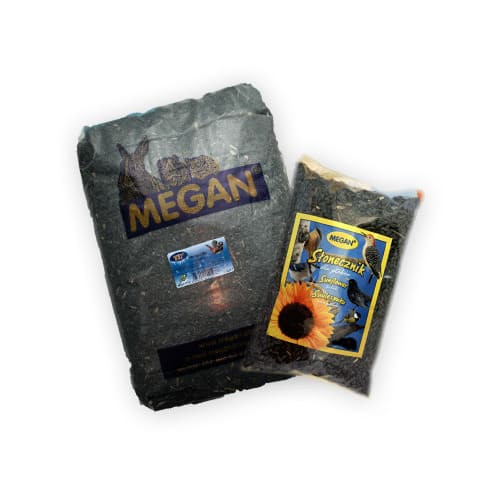 Barība ziemas putniem Saulespuķu sēklas Megan savvaļas dabā 15 kg