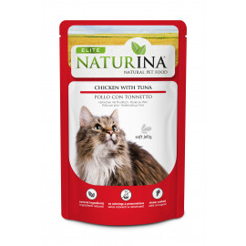 NATURINA ELITE - konservi kaķiem tuncis ar vistu želejā 70 g..