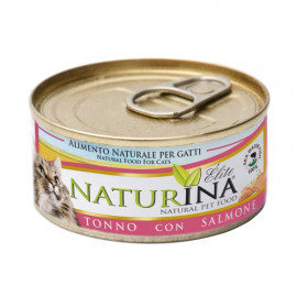 NATURINA ELITE - konservi kaķiem tuncis ar lasi 70 g.