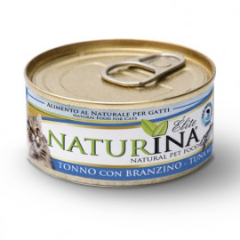 NATURINA ELITE - konservi kaķiem tuncis ar jūras asari 70 g...