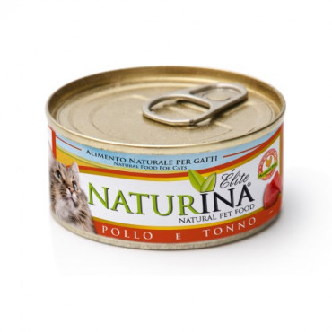 NATURINA ELITE - konservi kaķiem vista ar tunci 70 g.