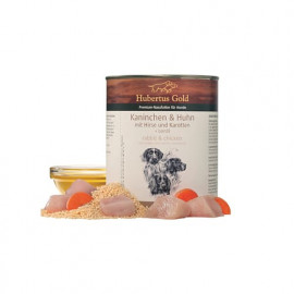 Konservi suņiem Hubertus Gold Rabbit & Chicken ar trušiem un..
