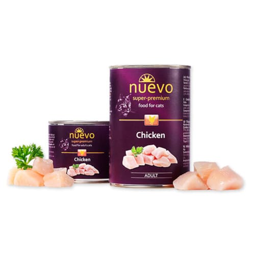 Konservi kaķiem nuevo Adult Chicken ar vistu 400 g