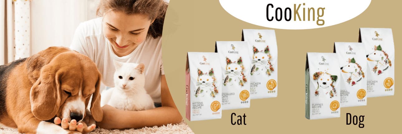 Sausā barība suņiem un kaķiem - CooKing